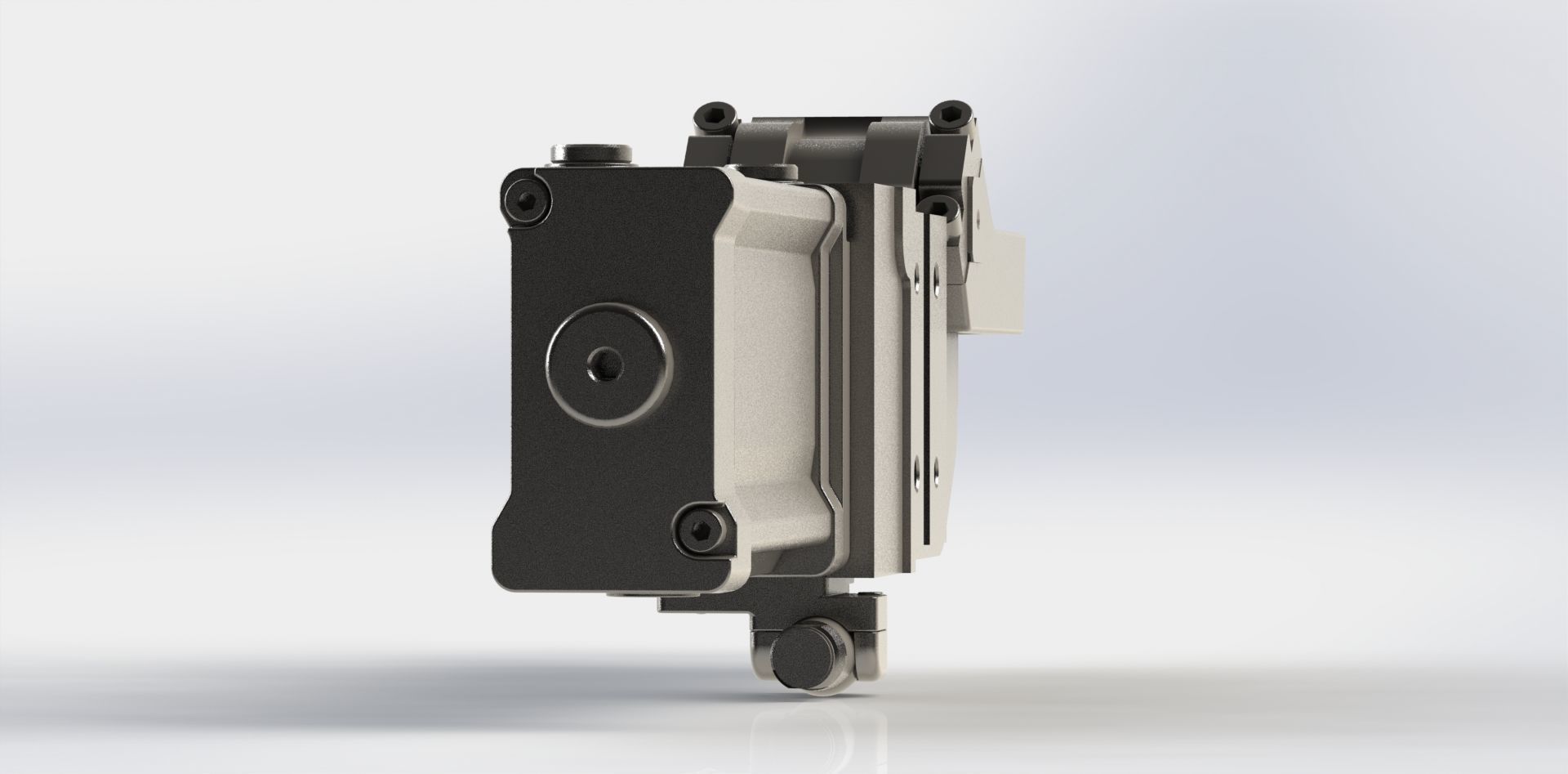 Grampo Pneumatico UCBP 40 Pneumatic Clamp 3D model_9