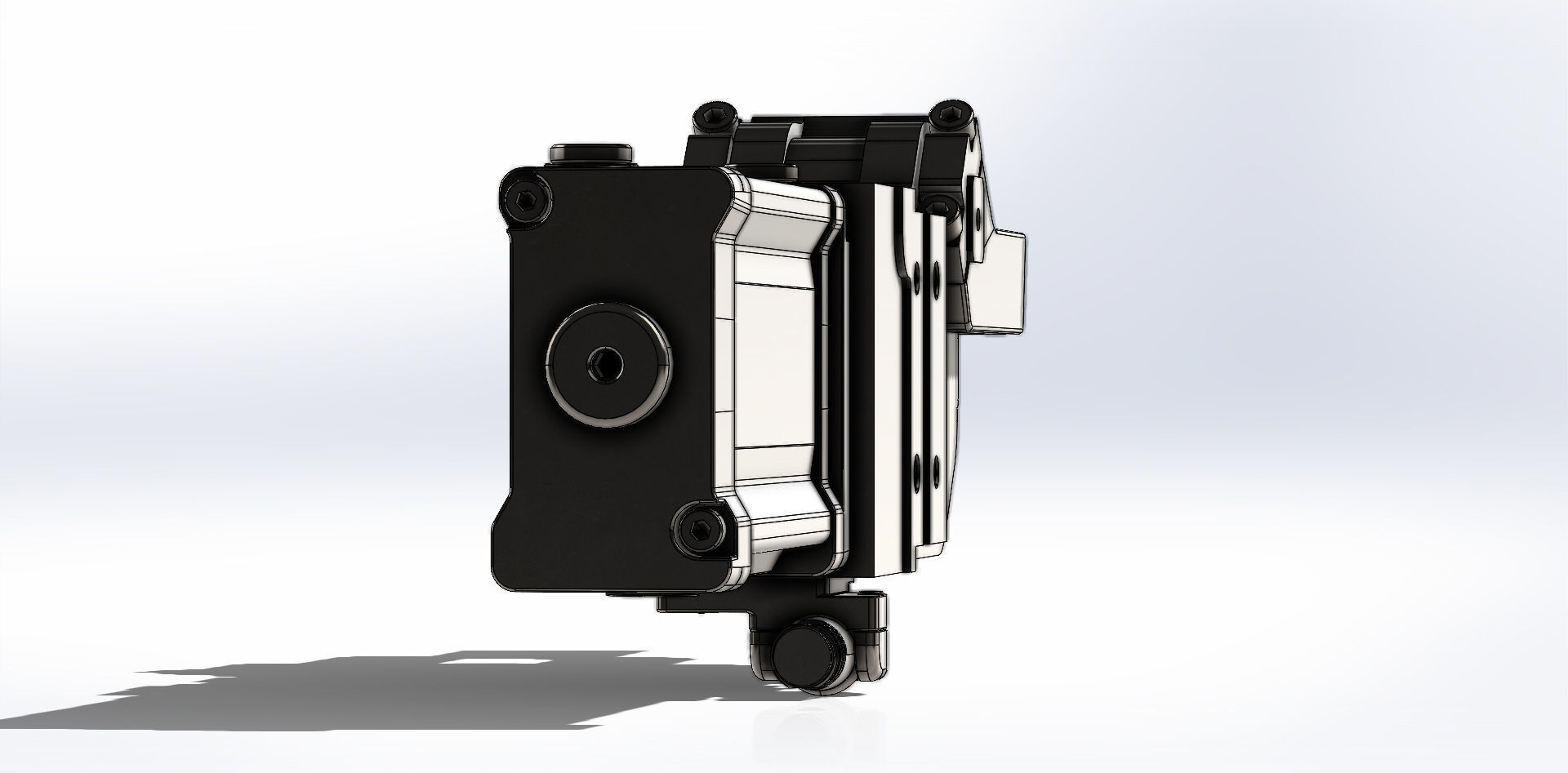 Grampo Pneumatico UCBP 40 Pneumatic Clamp 3D model_8