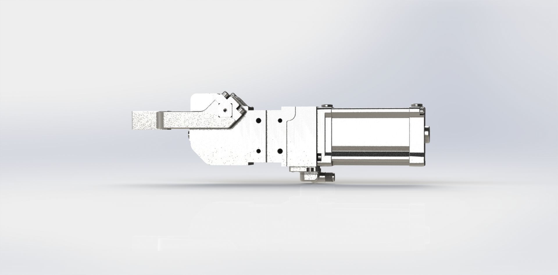 Grampo Pneumatico UCBP 40 Pneumatic Clamp 3D model_7