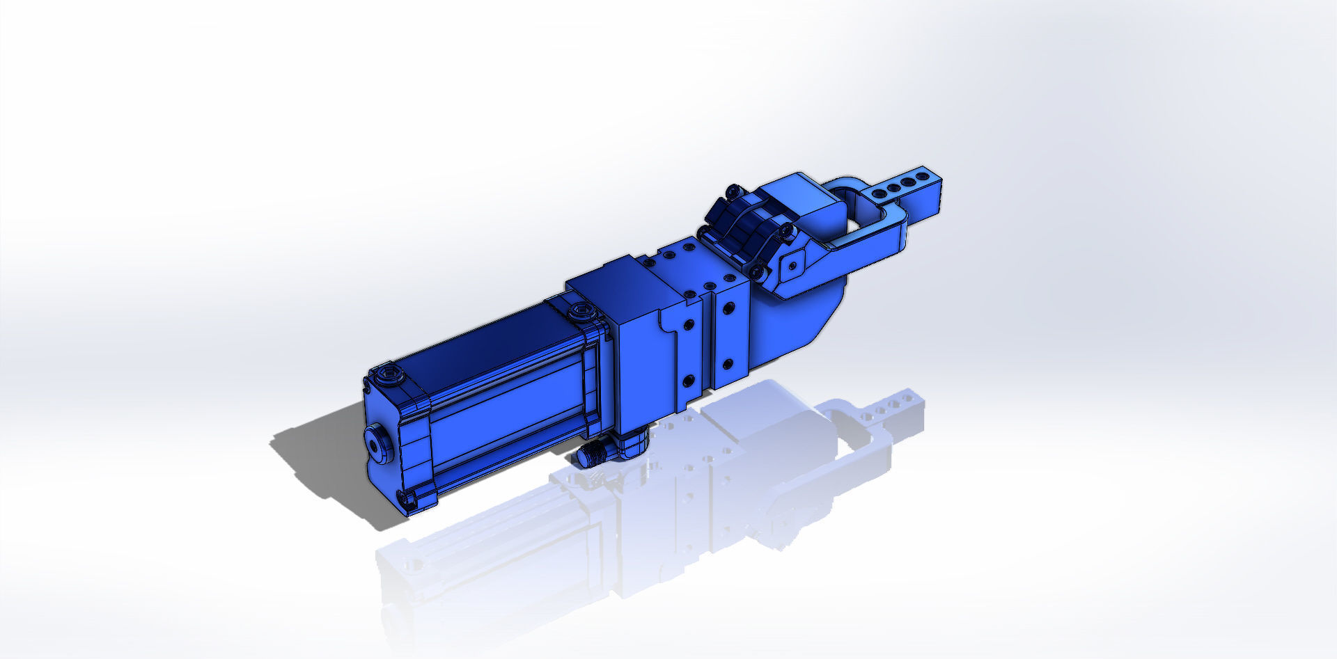 Grampo Pneumatico UCBP 40 Pneumatic Clamp 3D model_14