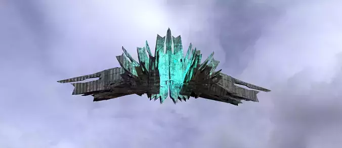 Cyberpunk Dystopian crystal Star crown parts