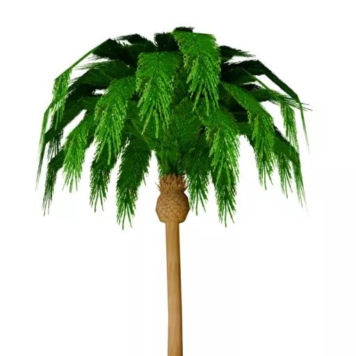 Tree - phoenix canariensis Low-poly 3D model