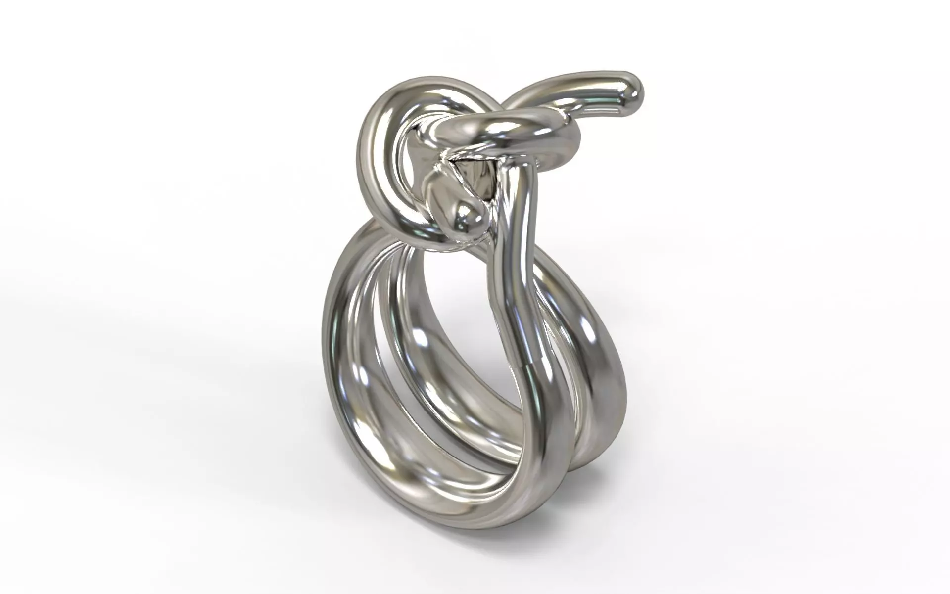 Double Knot Ring 3D print model_0