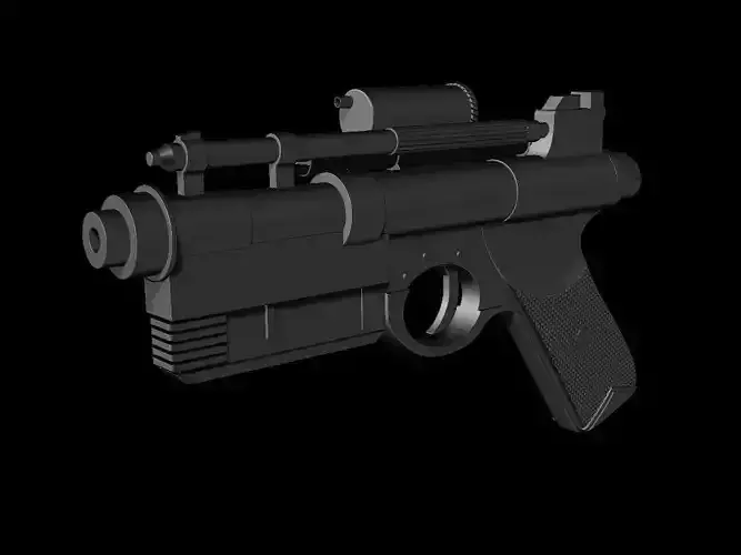 ObiWan Kenobi Blaster 3d digital download