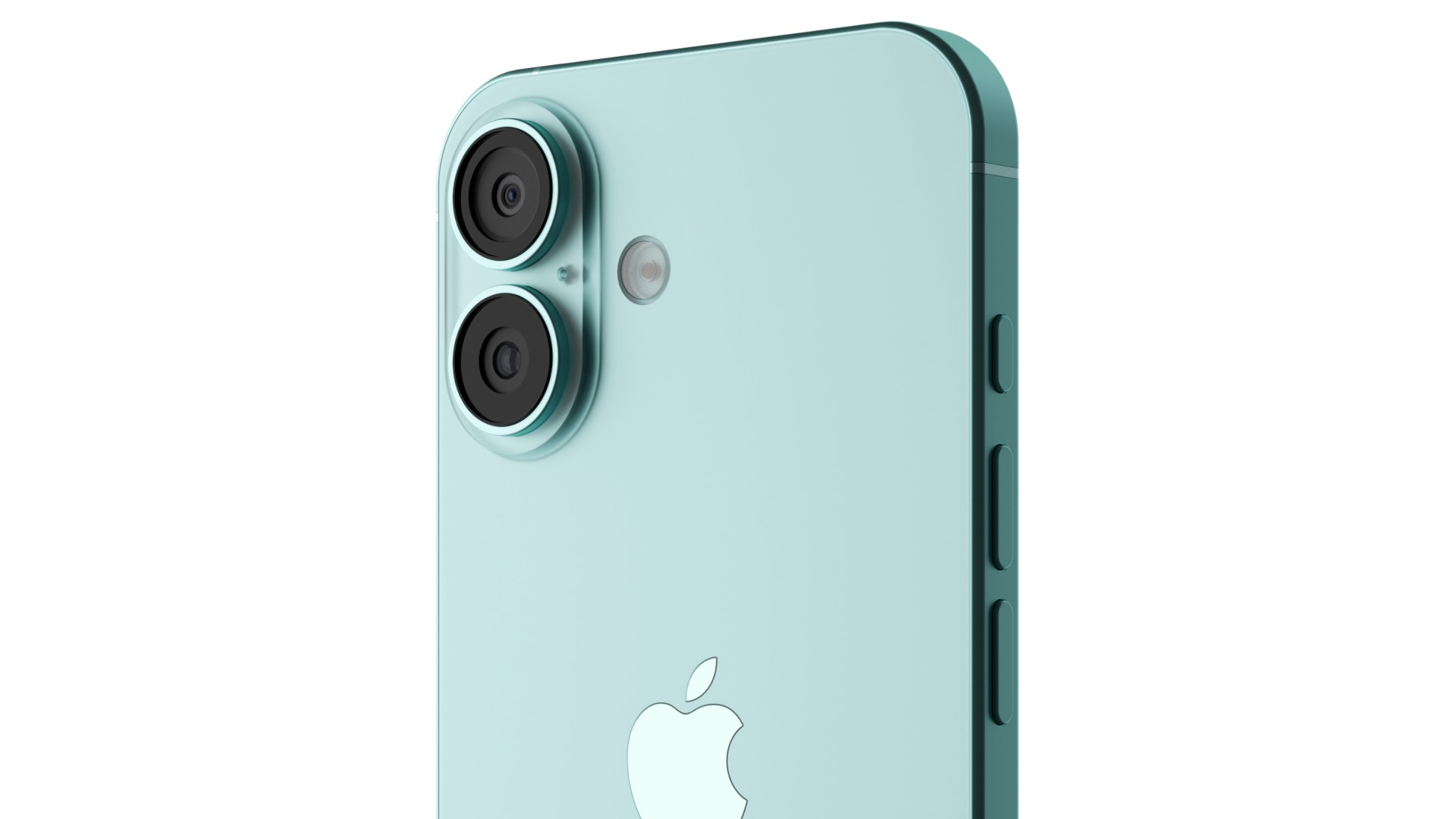 Apple iPhone 16 Teal 3D model_11