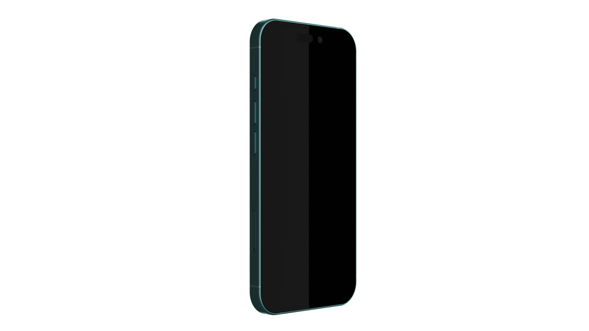 Apple iPhone 16 Teal 3D model_4