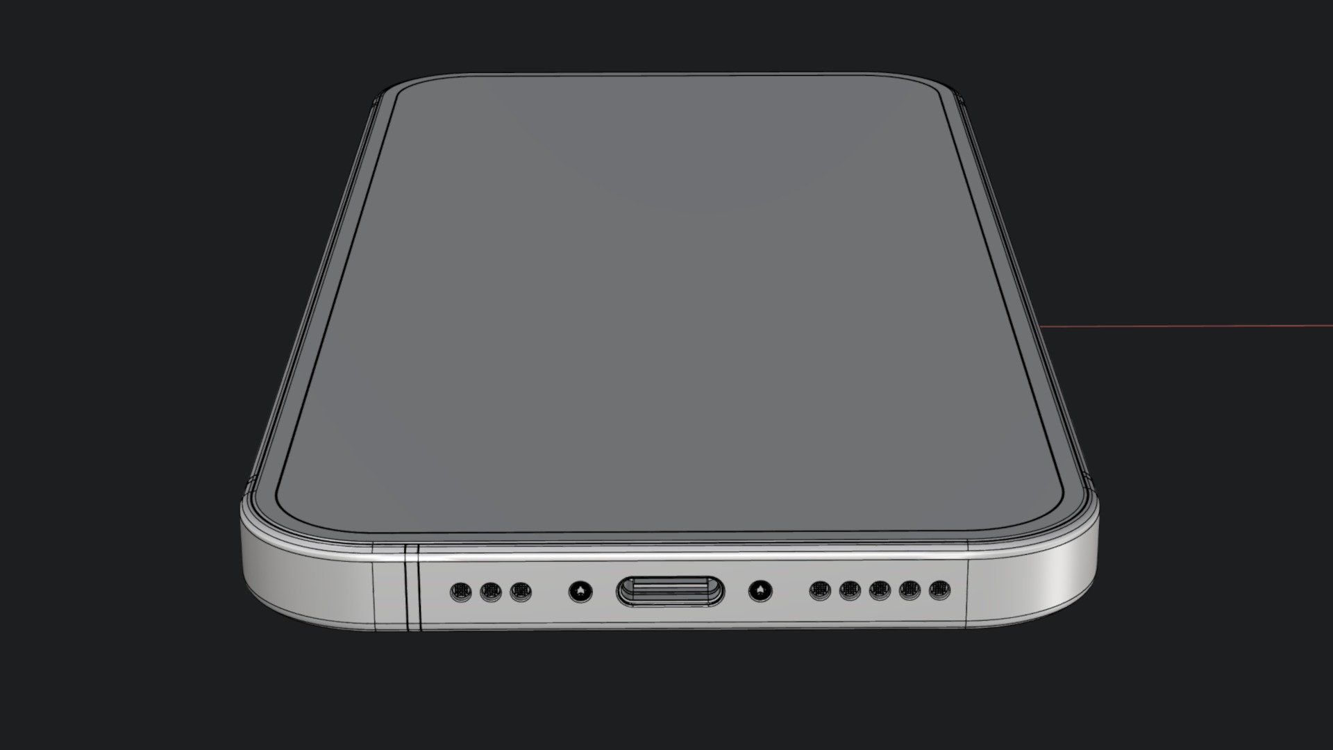 Apple iPhone 16 Teal 3D model_15