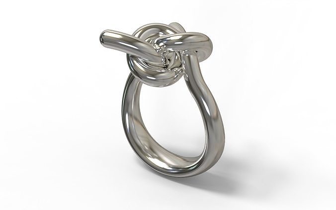 Single knot ring 3D print model