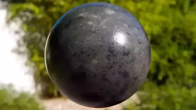 Procedural Smoky Obsidian Marble Shader - 4K PBR Texture