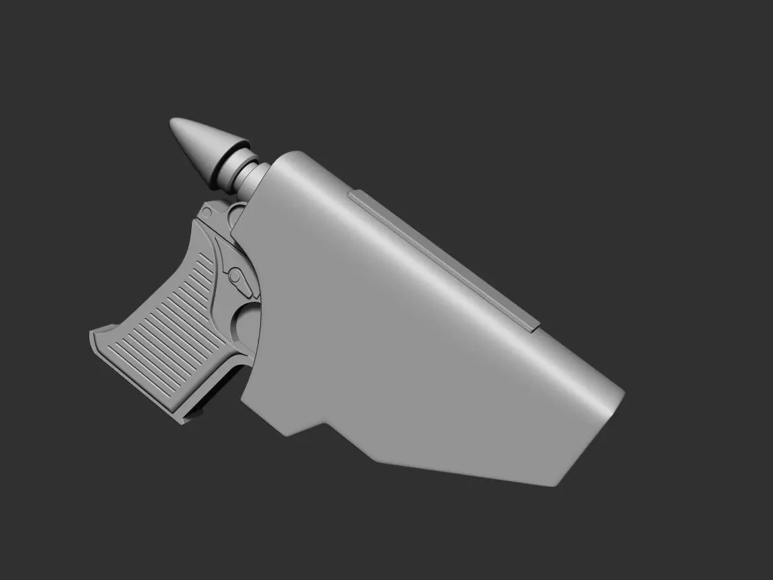 Admiral Thrawn pistol Hostler RK-3 blaster 3d Digital dl 3D print model_0