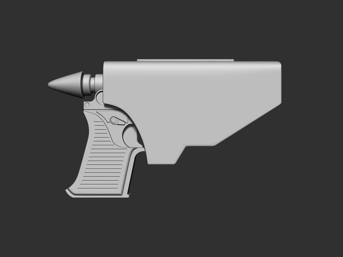 Admiral Thrawn pistol Hostler RK-3 blaster 3d Digital dl 3D print model_1