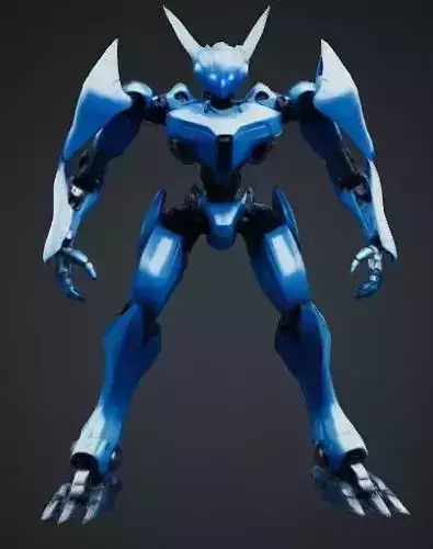 Futuristic Battle Robot 3D model