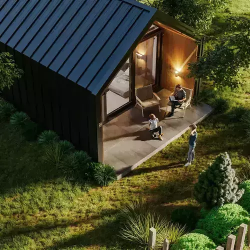 3D MAX TINY HOUSE OUTDOOR AND INDOOR