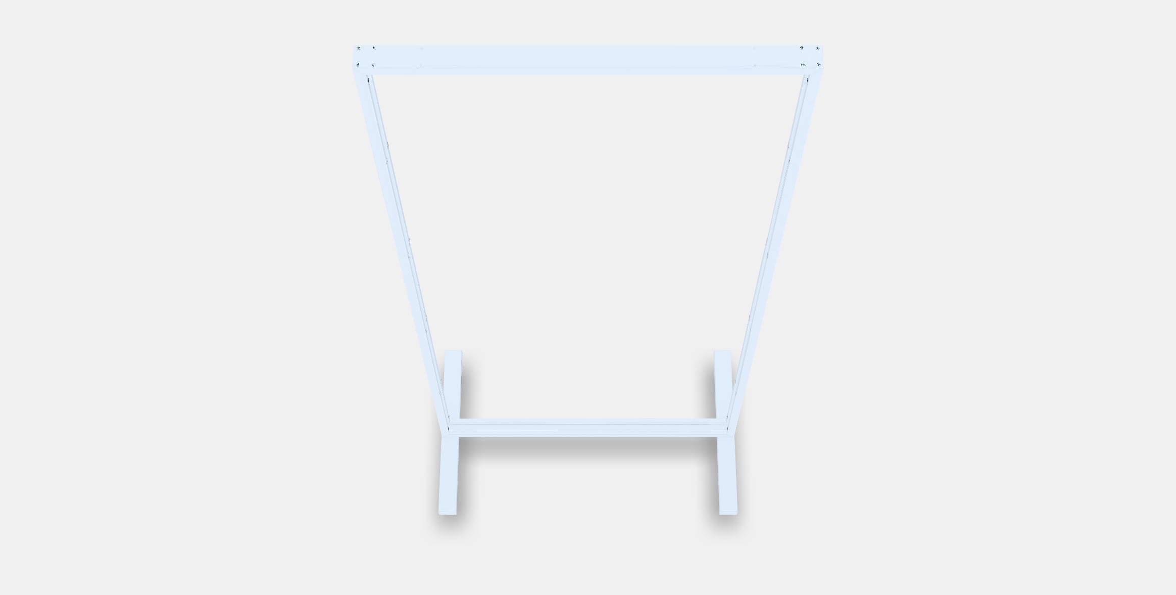MITTZON Frame with castors Low-poly 3D model_4