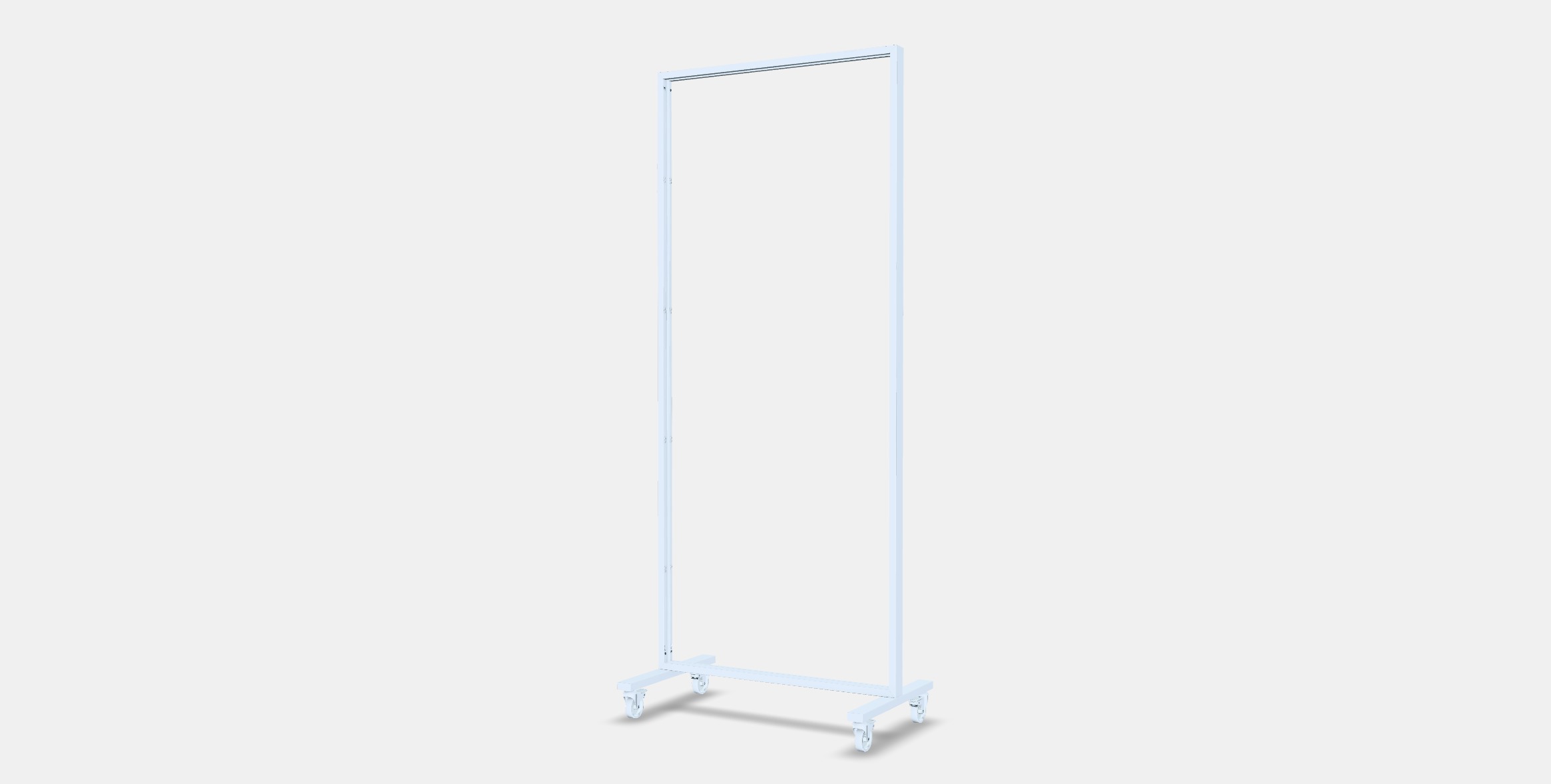MITTZON Frame with castors Low-poly 3D model_5
