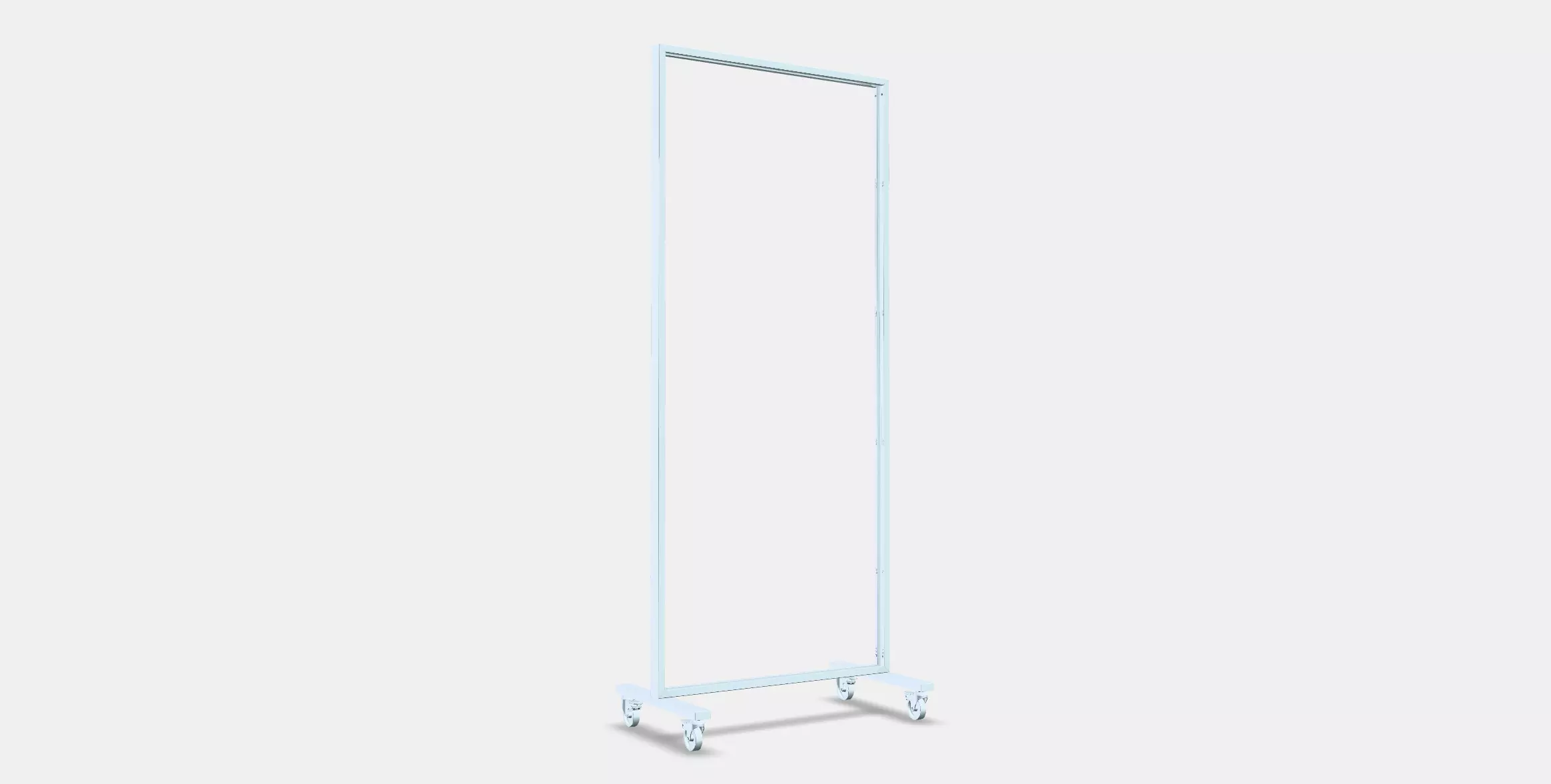 MITTZON Frame with castors Low-poly 3D model_0