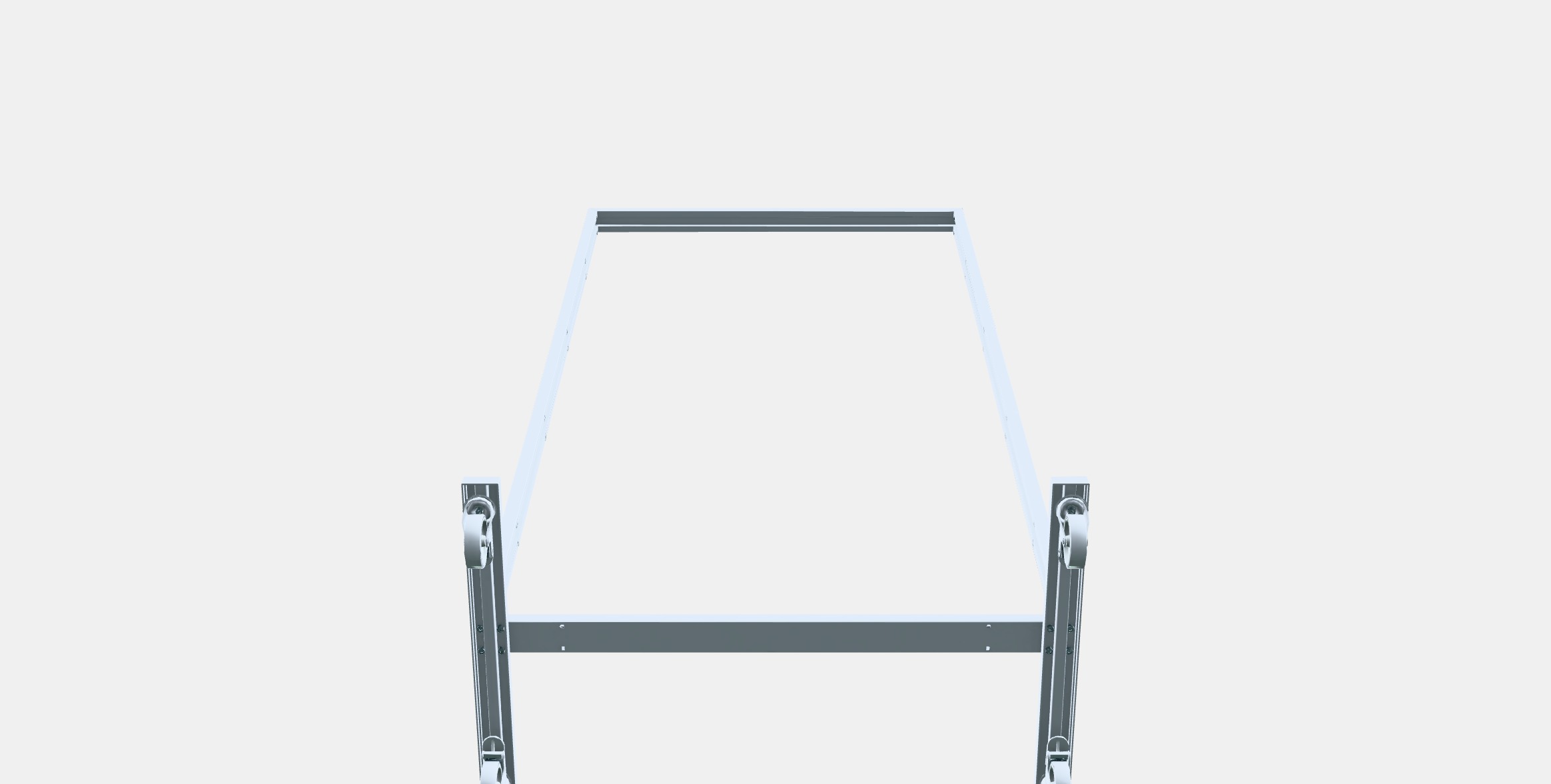 MITTZON Frame with castors Low-poly 3D model_8