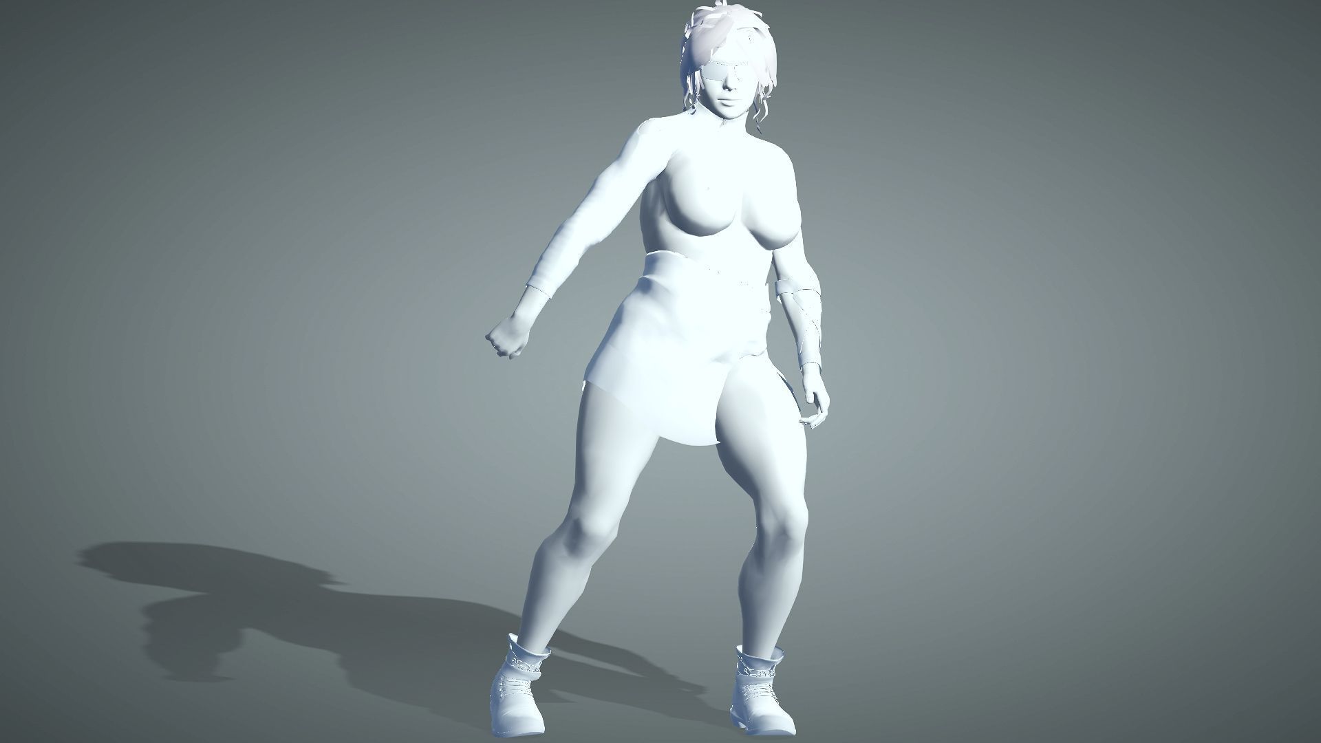 Dancer 3D model_10