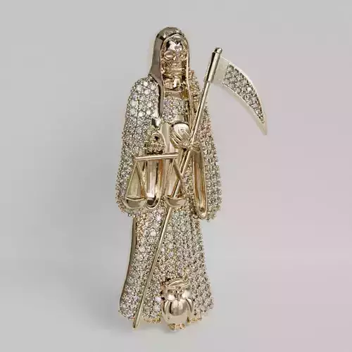 holy death pendant 3D print model