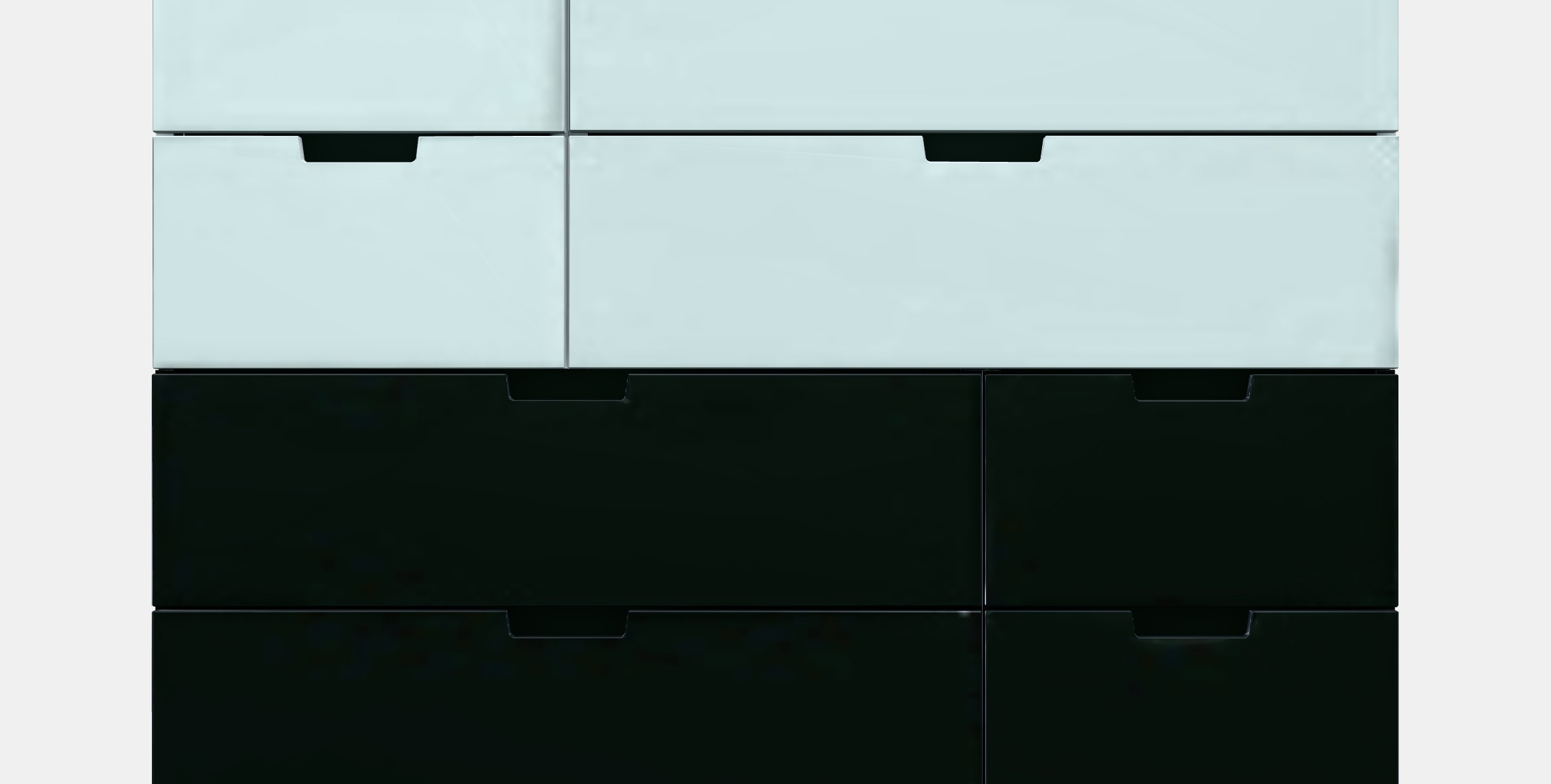 NORDLI Chest of 8 drawers 7 Low-poly 3D model_13