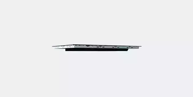 BLIXTSNABB Induction hob Low-poly 3D model