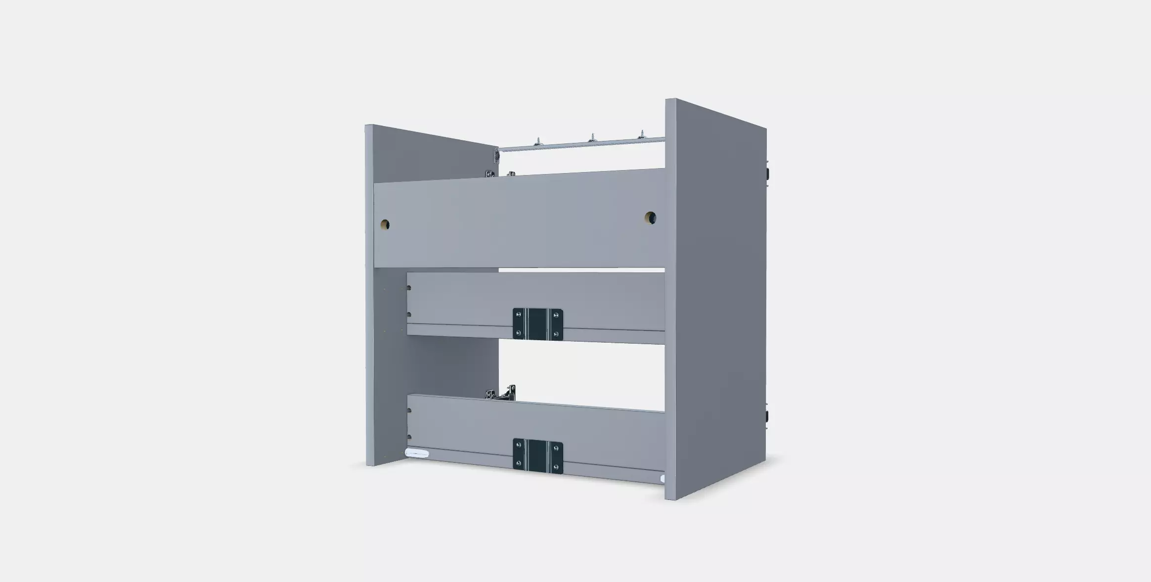 ENHET Base cb f washbasin w shelf 1 Low-poly 3D model_0