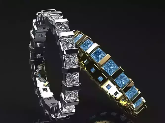 Diamond Ring 3d Model High Jewelry 3dm obj stl 