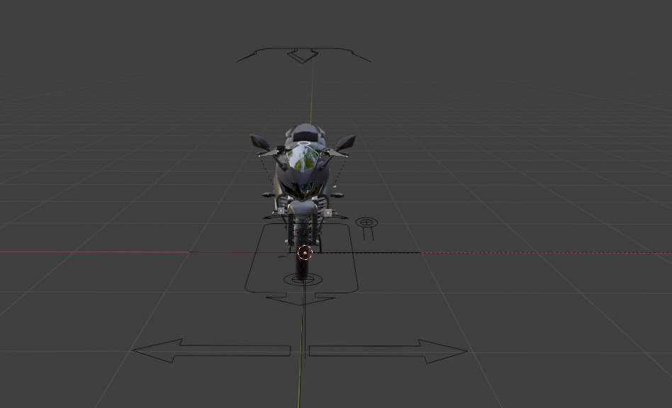 realistic Suzuki Gixxer ABS 2022 Fully Rigged and Animated 3D model_7