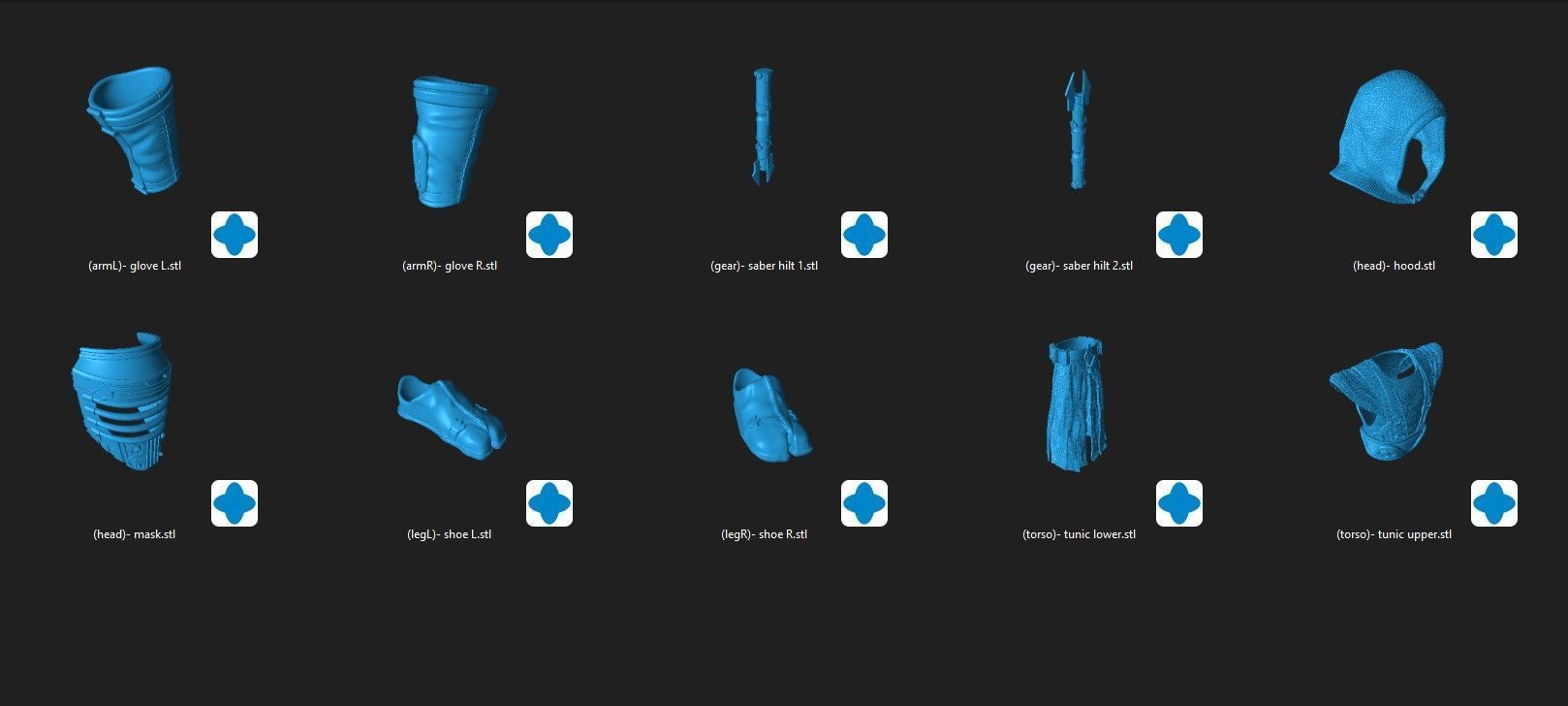 Darth Vindican One12 Scale Armor Custom 3D print model_1