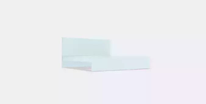 MALM Bed frame high w 2 storage boxes 27