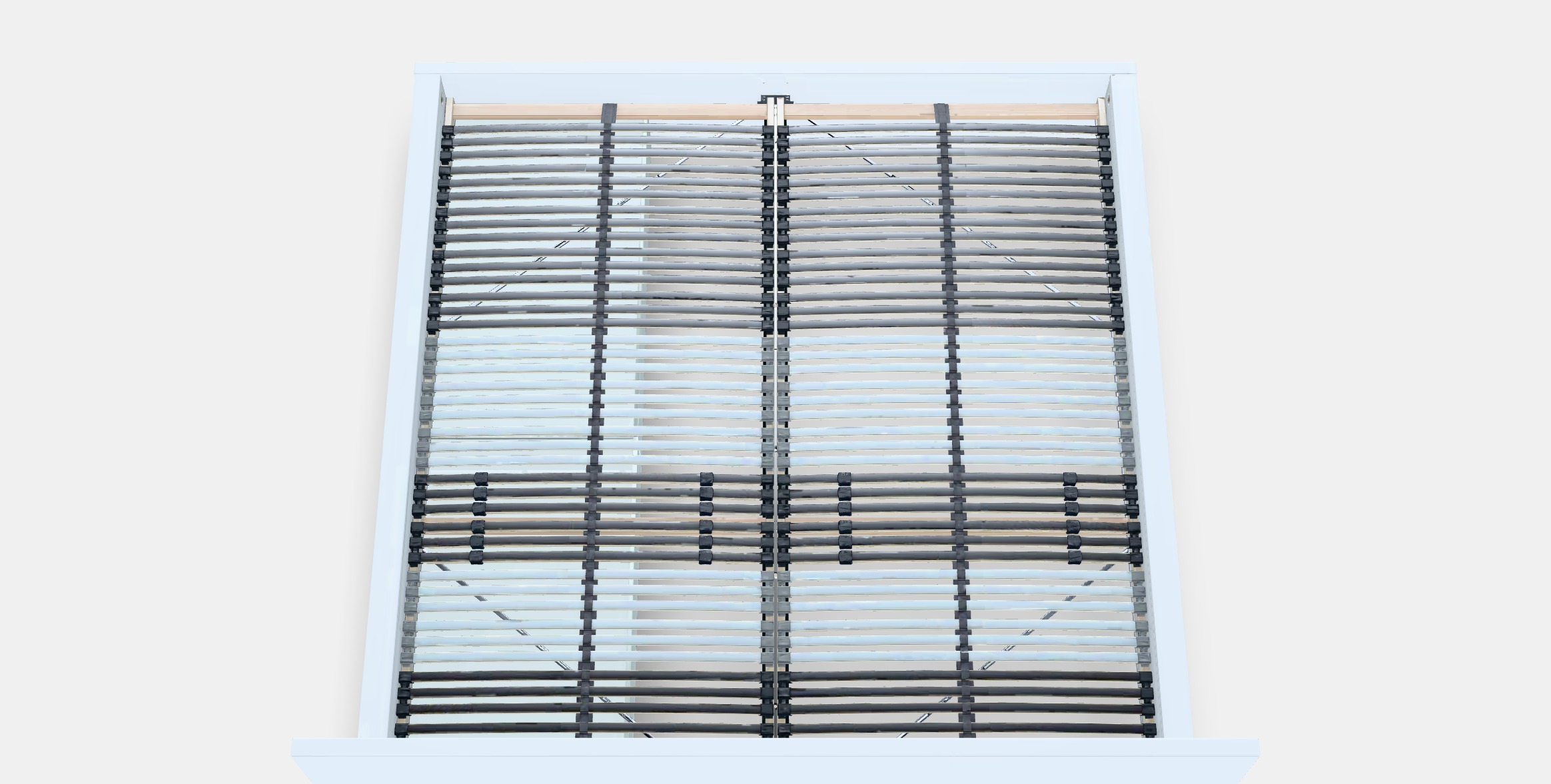 MALM Bed frame high w 2 storage boxes 27 Low-poly 3D model_4