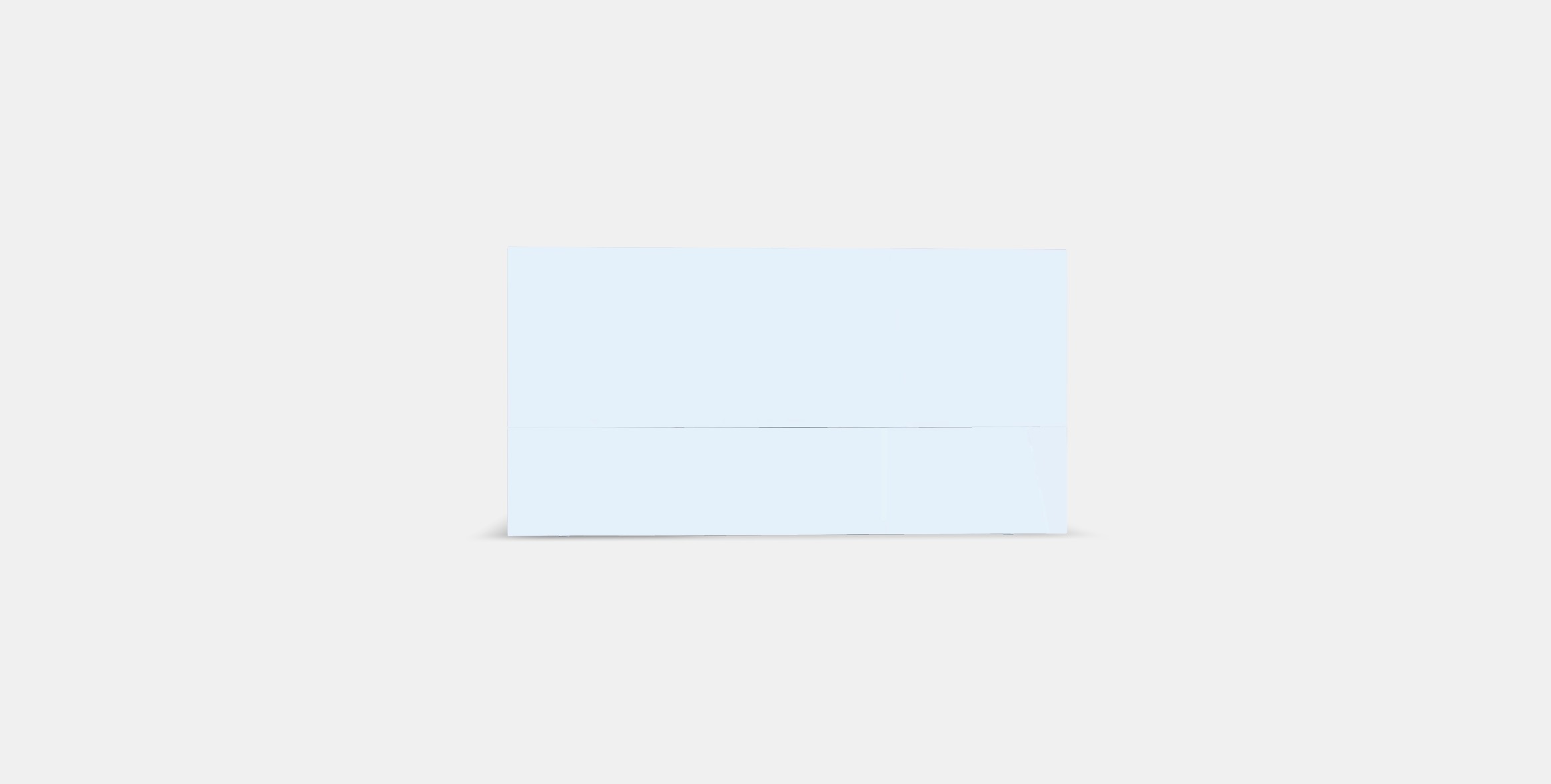 MALM Bed frame high w 2 storage boxes 27 Low-poly 3D model_14