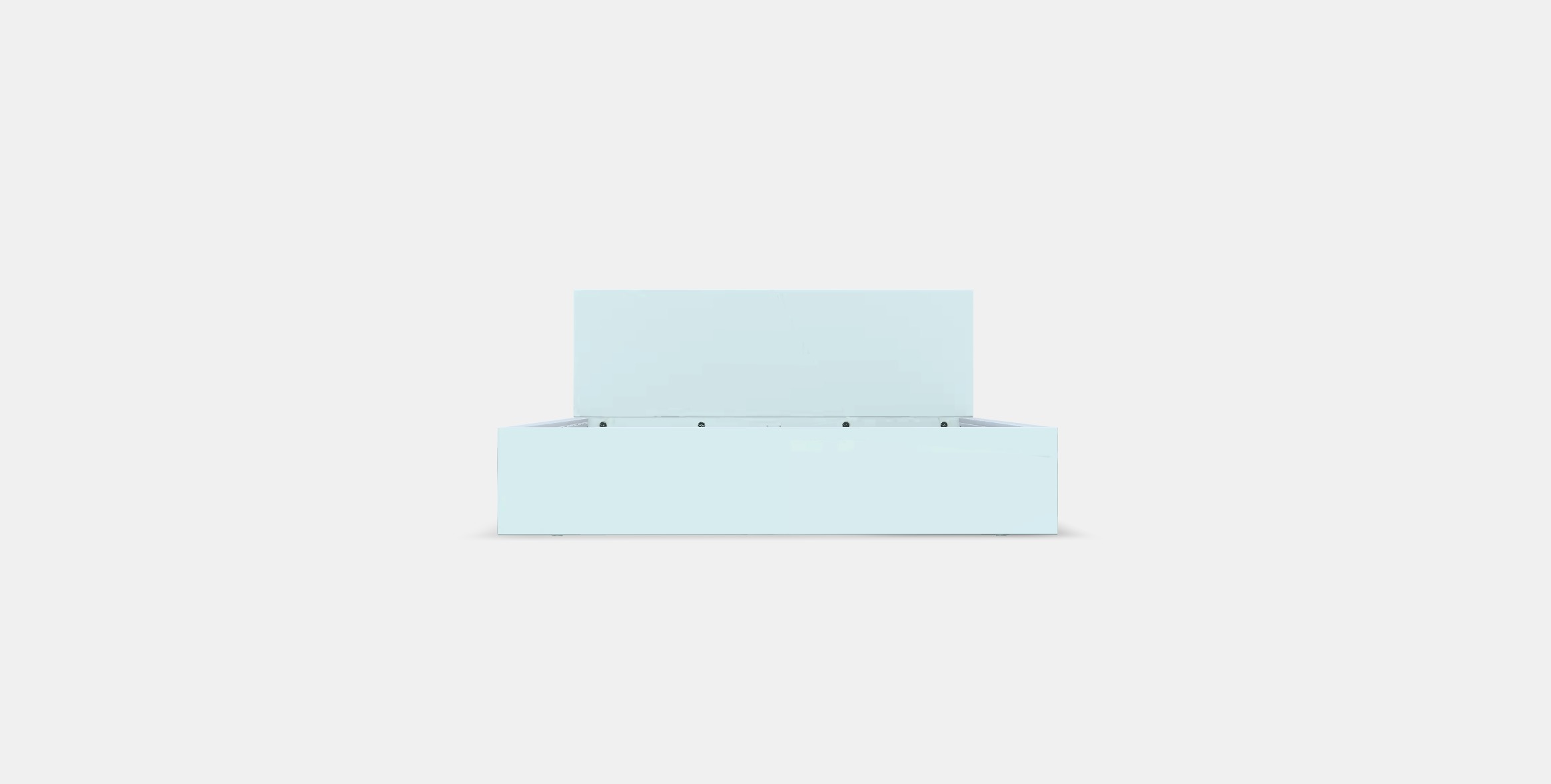 MALM Bed frame high w 2 storage boxes 27 Low-poly 3D model_10