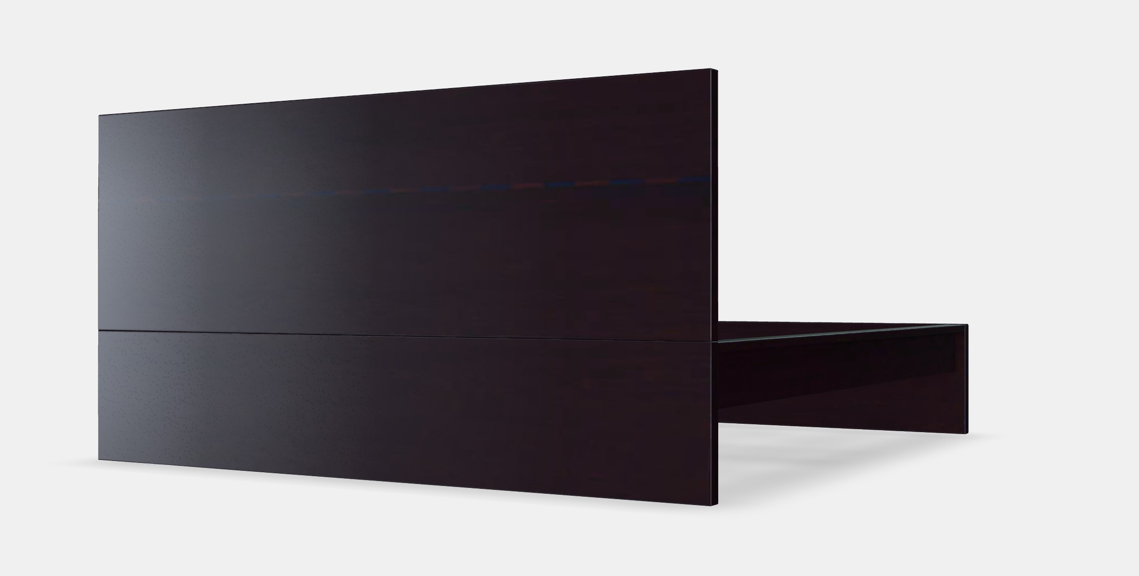 MALM Bed frame high 84 Low-poly 3D model_6