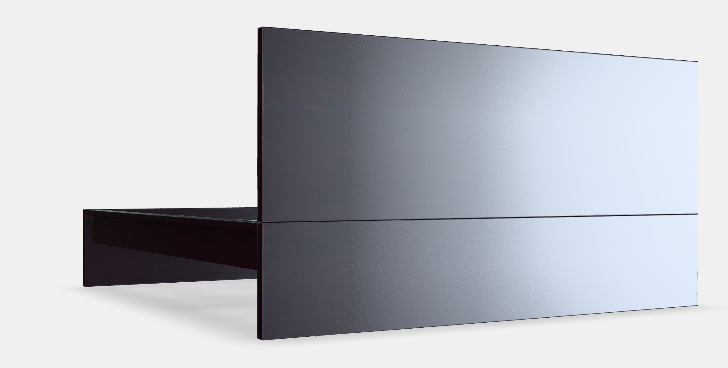 MALM Bed frame high 84 Low-poly 3D model_4