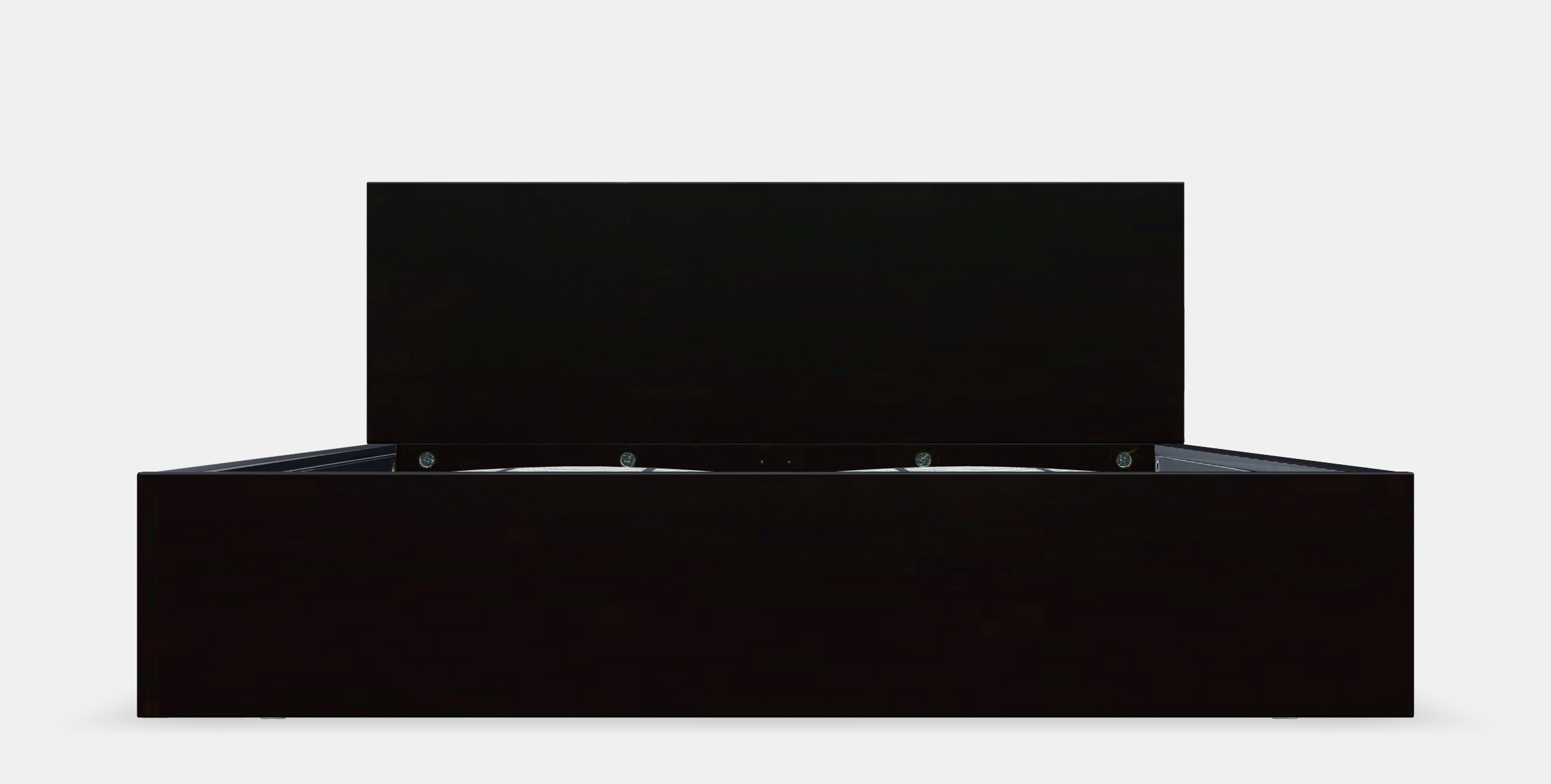 MALM Bed frame high 84 Low-poly 3D model_11