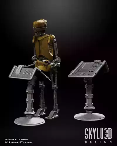 EV-9D9 with Computer Panel One12 Scale 3D print files