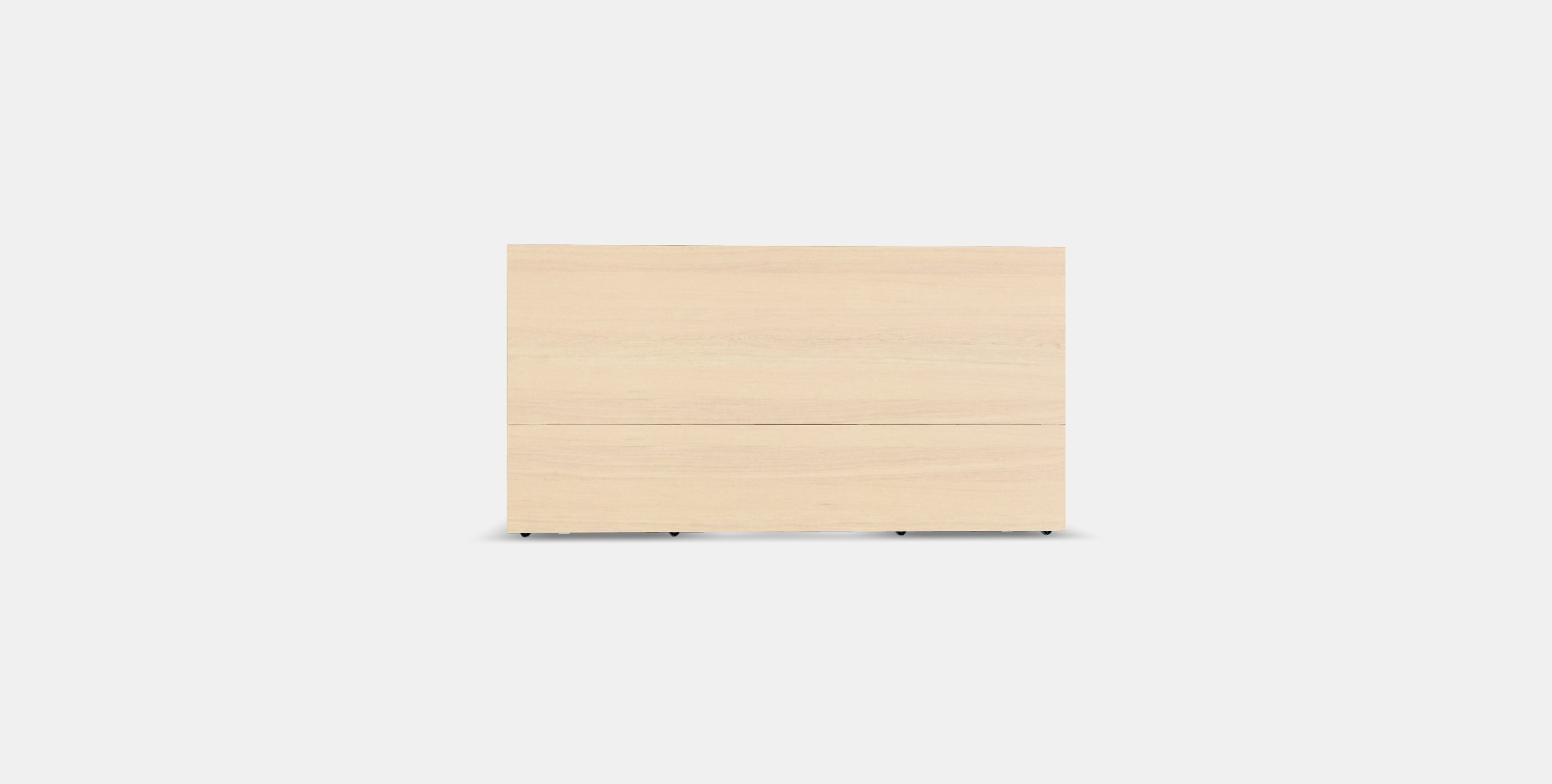 MALM Bed frame high w 4 storage boxes 20 Low-poly 3D model_14