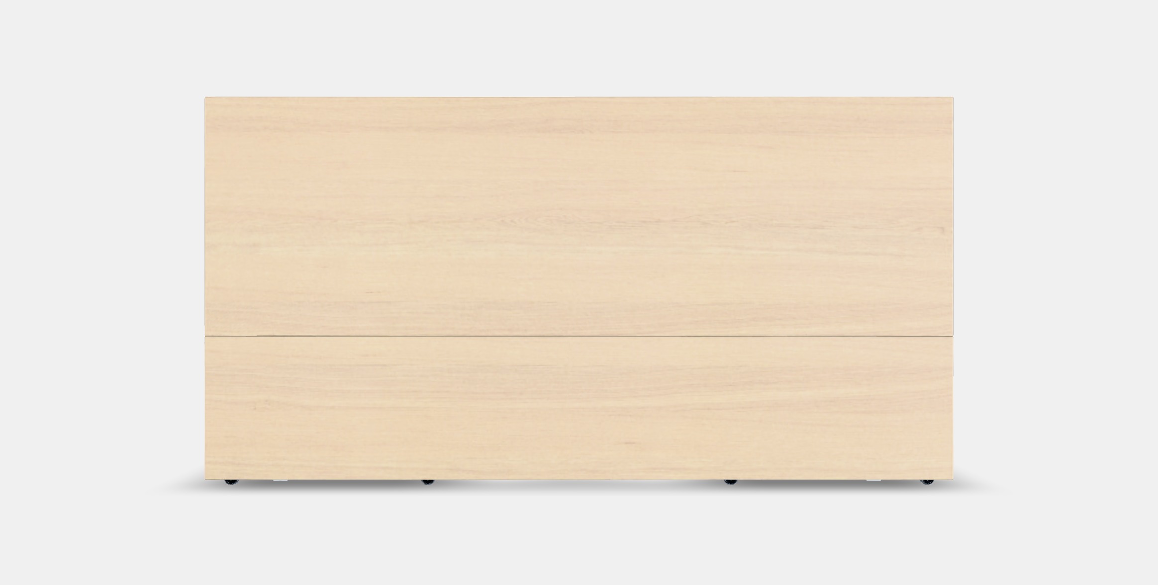 MALM Bed frame high w 4 storage boxes 20 Low-poly 3D model_15