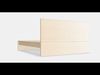 MALM Bed frame high 93 Low-poly 3D model_1