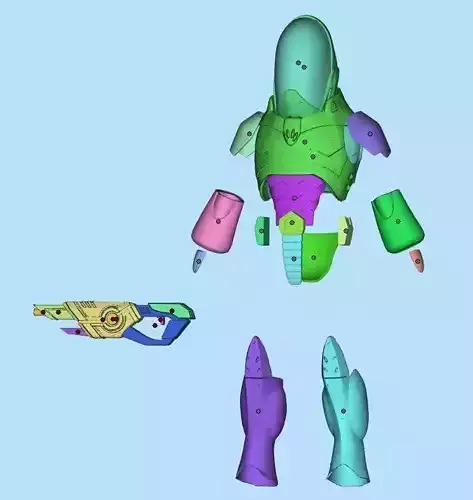 Umbaran Male Armor Props Costume Armor STL Files