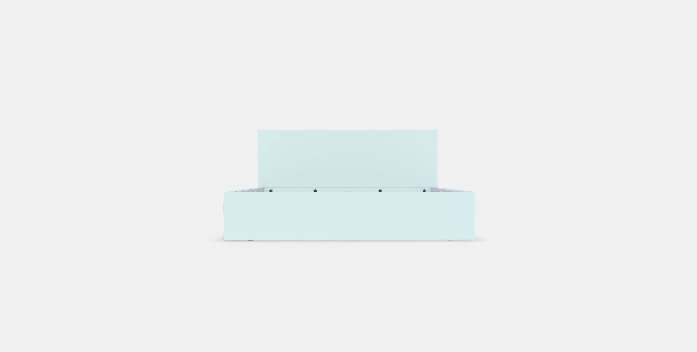 MALM Bed frame high 94 Low-poly 3D model_8