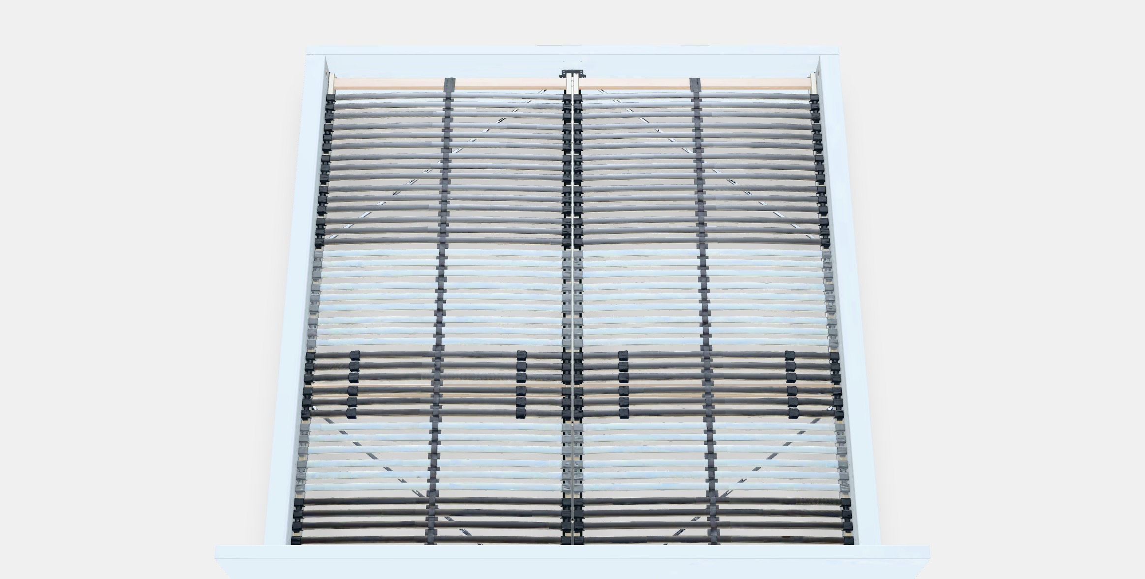 MALM Bed frame high 94 Low-poly 3D model_7