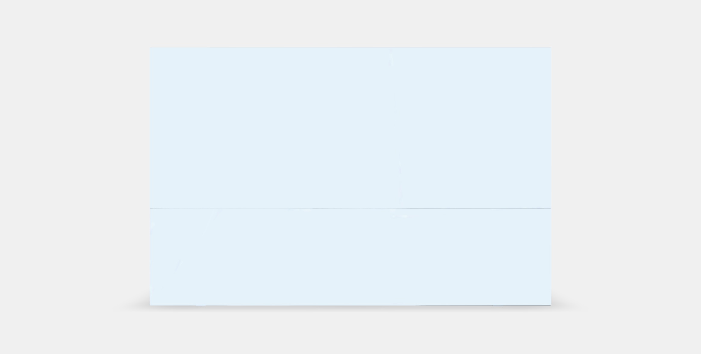 MALM Bed frame high 96 Low-poly 3D model_15