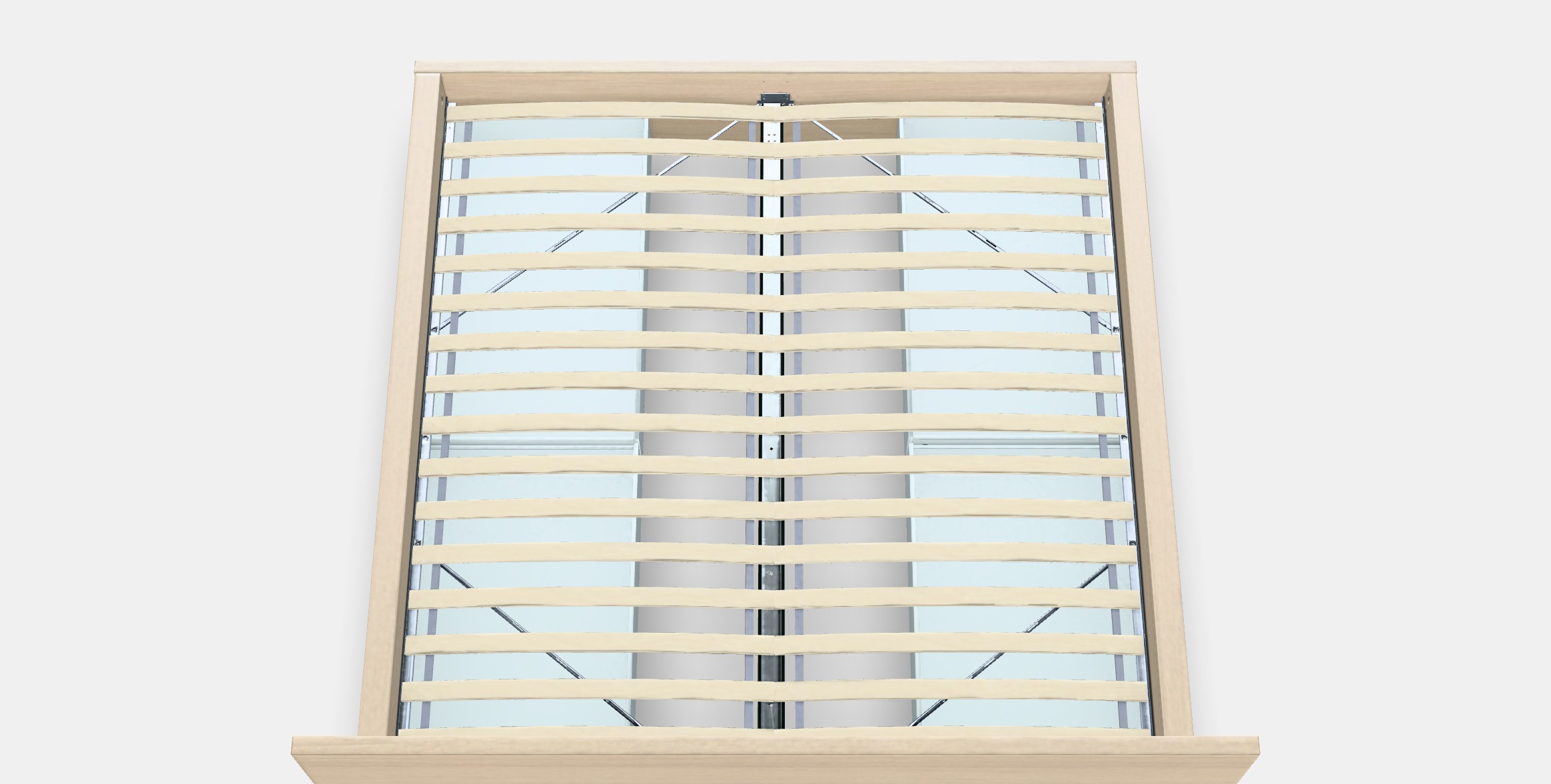 MALM Bed frame high w 2 storage boxes 31 Low-poly 3D model_7