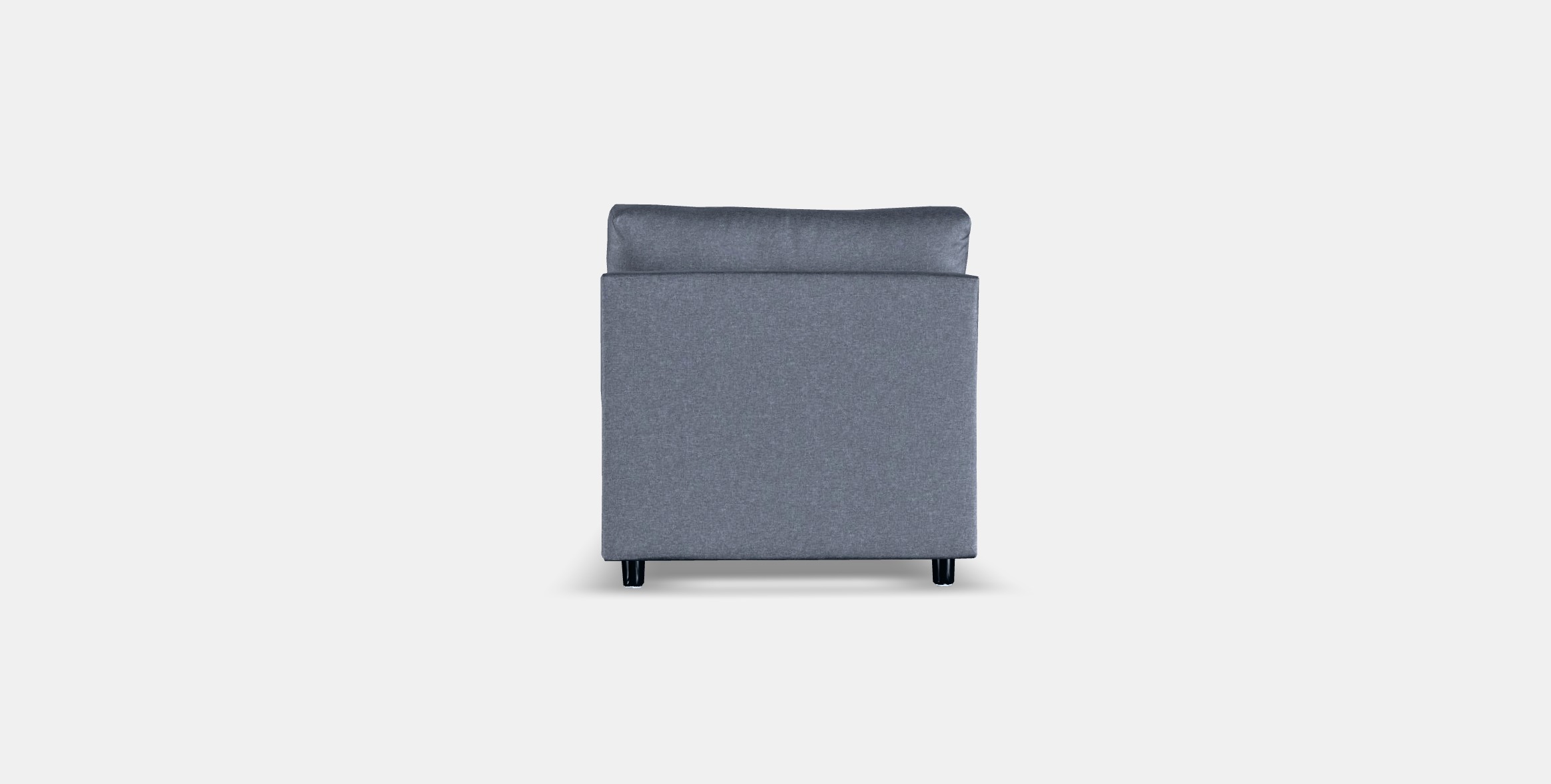 VIMLE Cover for chaise longue section 2 Low-poly 3D model_14