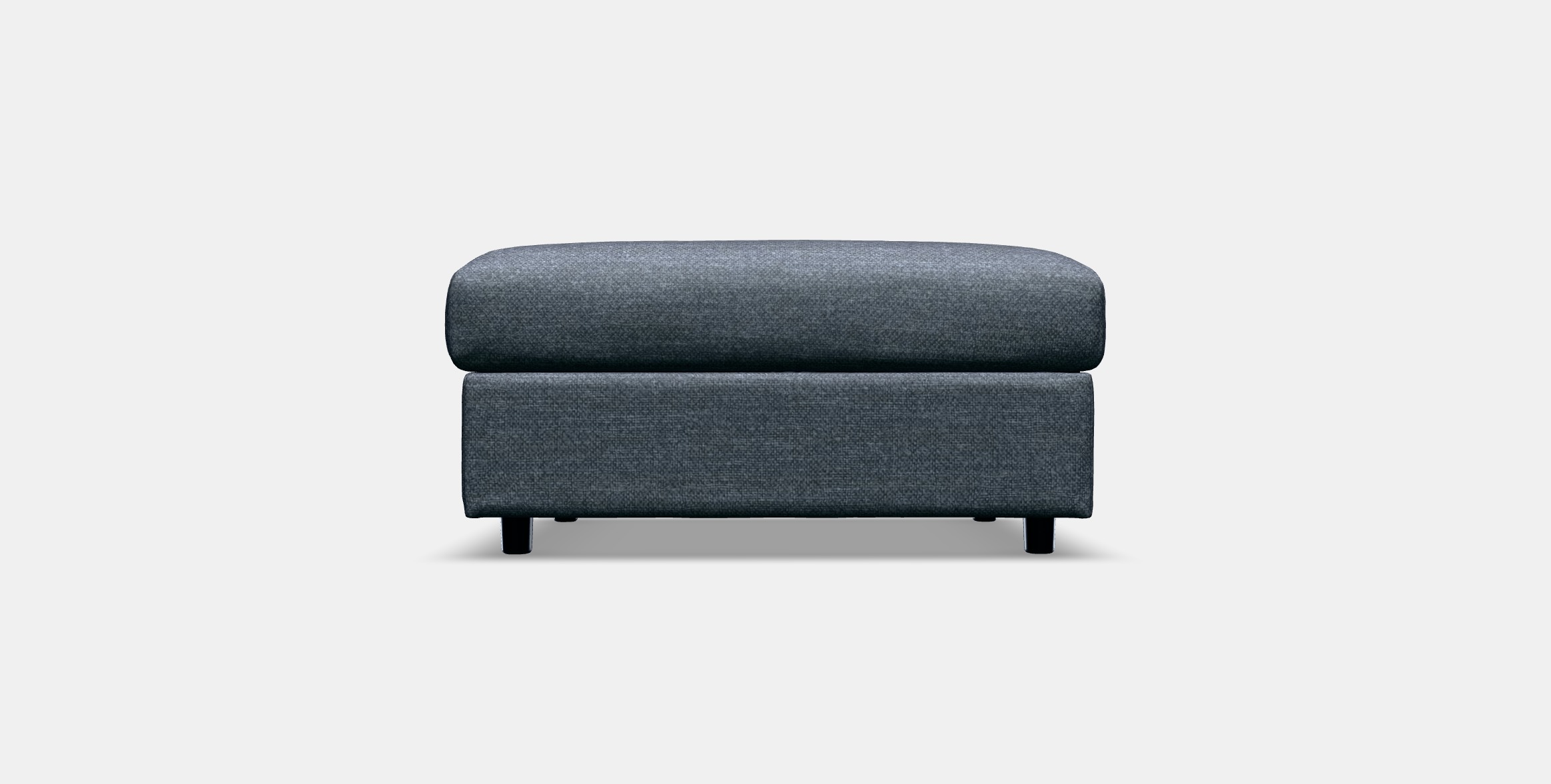 VIMLE Footstool with storage 9 Low-poly 3D model_7