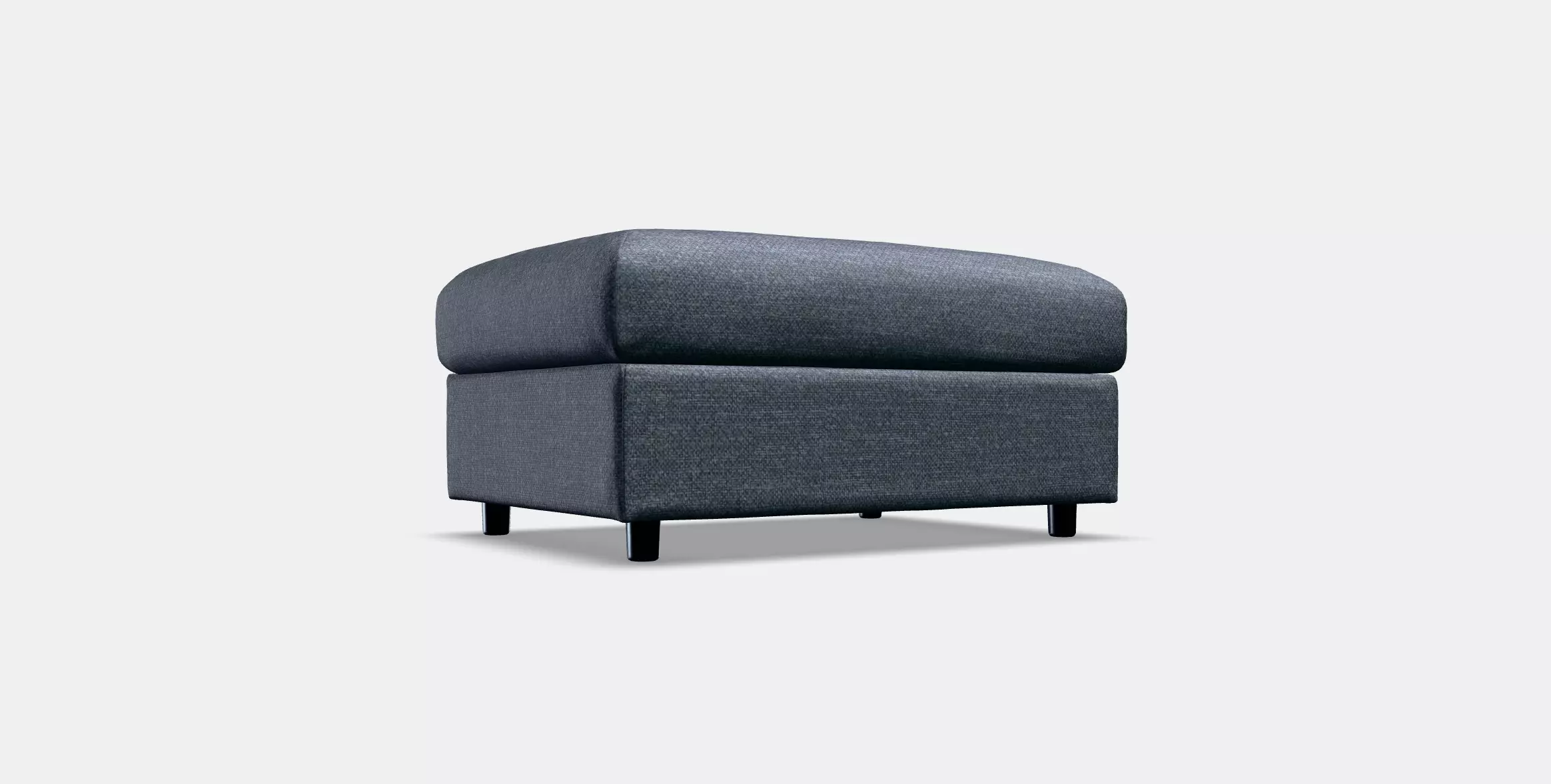 VIMLE Footstool with storage 9 Low-poly 3D model_0