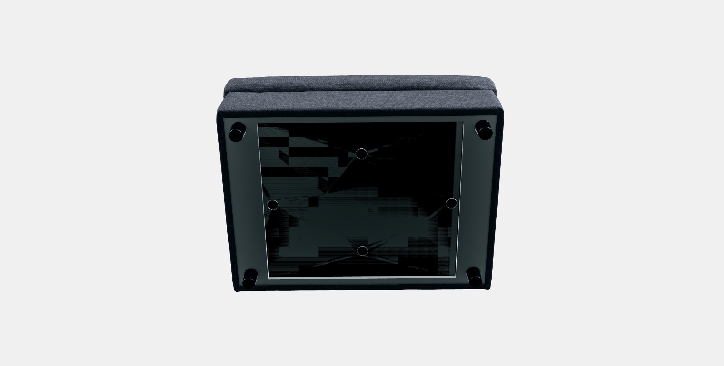 VIMLE Footstool with storage 9 Low-poly 3D model_6