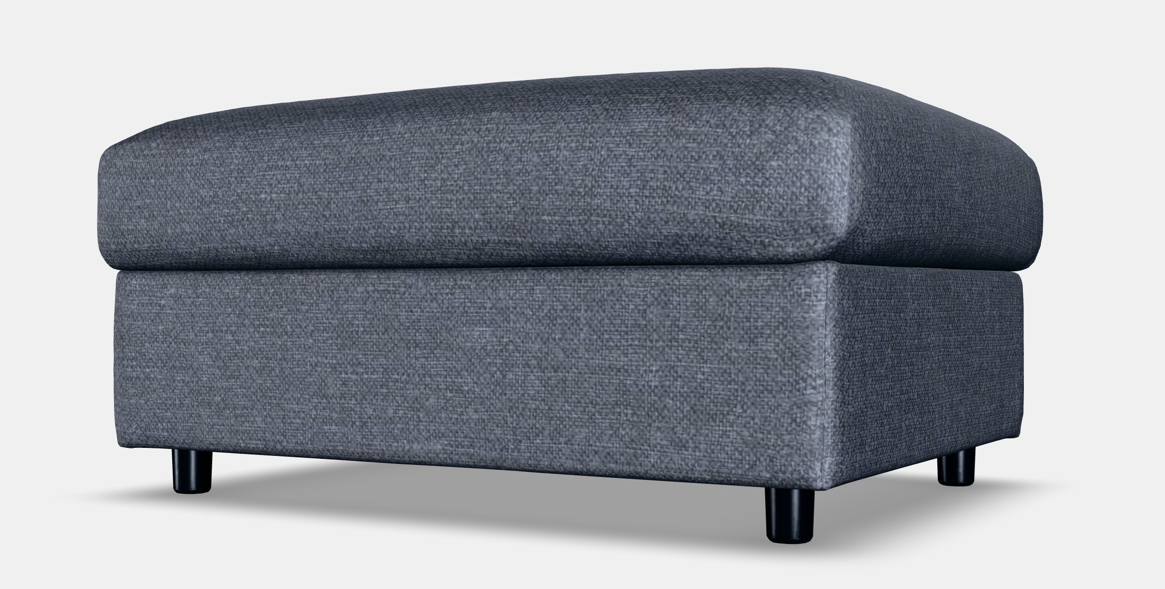 VIMLE Footstool with storage 9 Low-poly 3D model_8